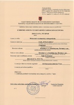 entafarma veterinarines farmacijos licencija 1